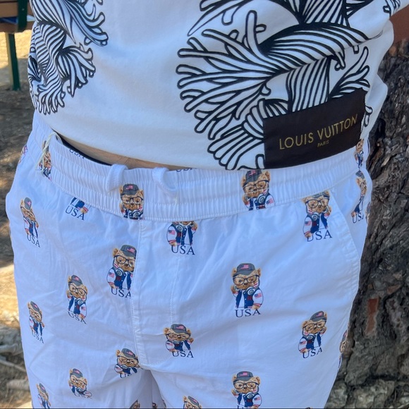 LOUIS VUITTON CHRISTOPHER NEMETH AUTHENTIC MEN T SHIRT WHITE LOVE ROPE TIE KNOT - Picture 15 of 16